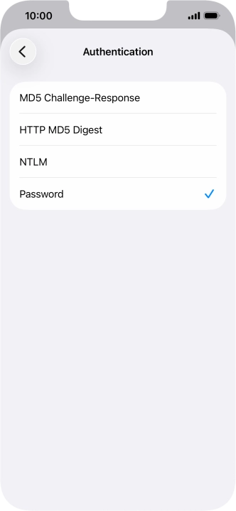 Press Password.