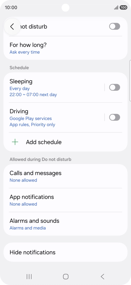 Press Hide notifications. Press Hide notifications.
