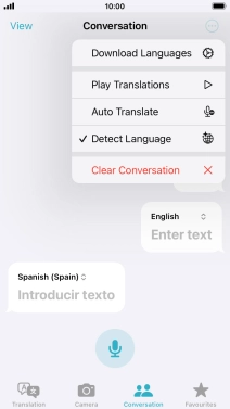 Press Clear Conversation. Press Clear Conversation.