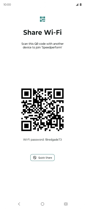 Place the QR code inside the camera frame on the other device to scan the code. Place the QR code inside the camera frame on the other device to scan the code.