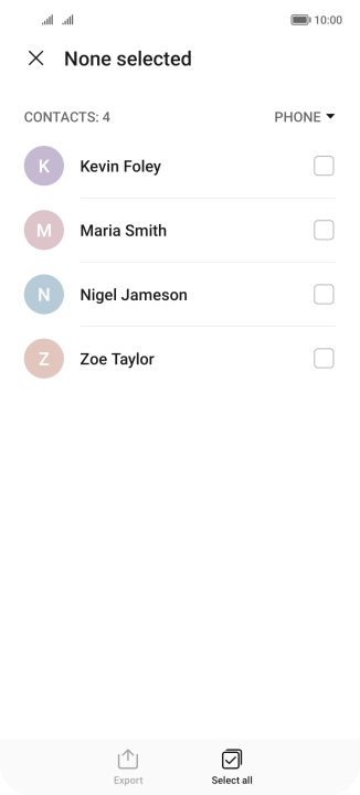 Press Select all.