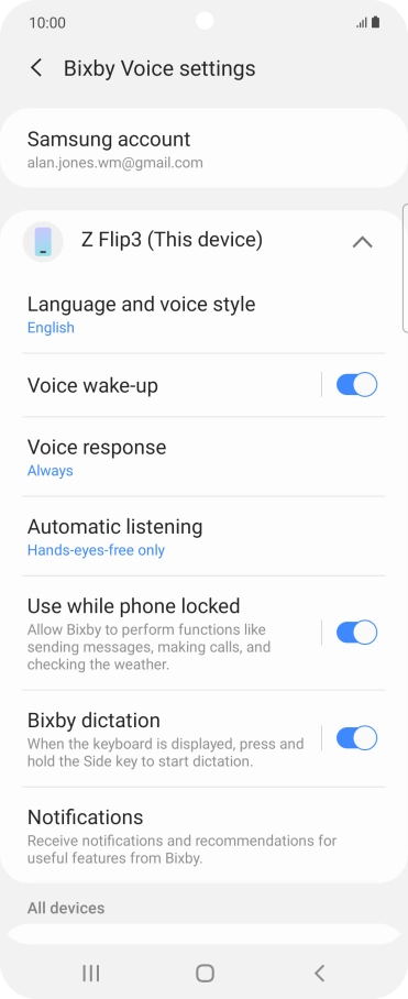 Follow the instructions on the screen to select the required settings. Follow the instructions on the screen to select the required settings.