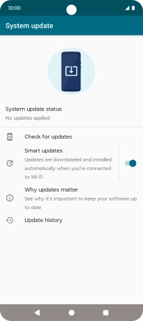 Press Check for updates. If a new software version is available, it's displayed. Follow the instructions on the screen to update the phone software. Press Check for updates. If a new software version is available, it's displayed. Follow the instructions on the screen to update the phone software.