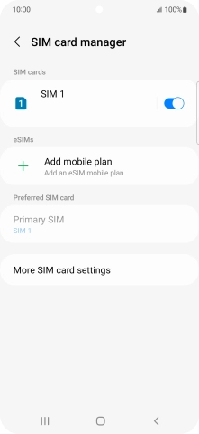 Press the Home key to return to the home screen.