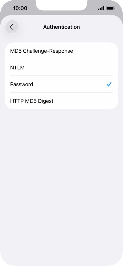 Press Password.