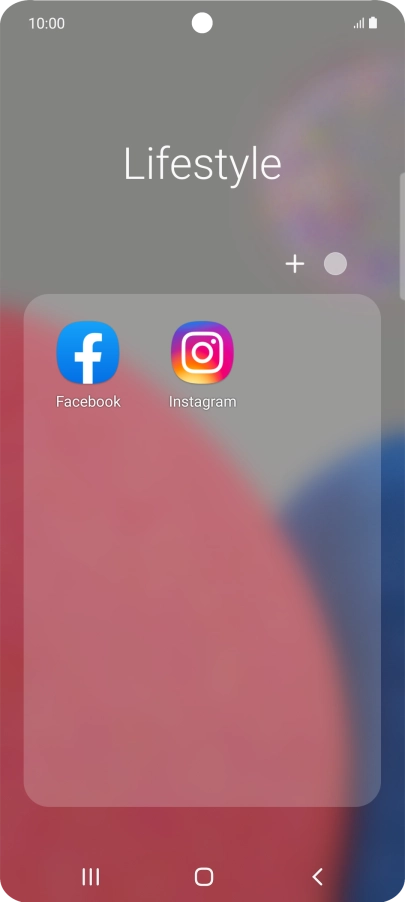 Press Facebook.
