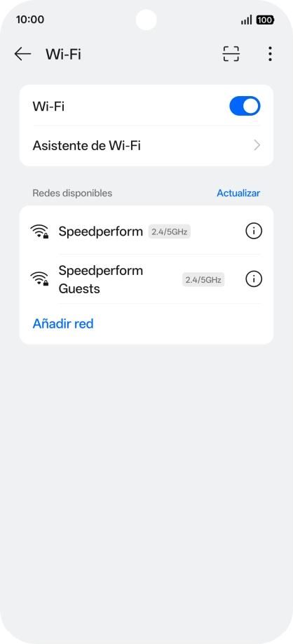 Pulsa la red wifi deseada. Pulsa la red wifi deseada.