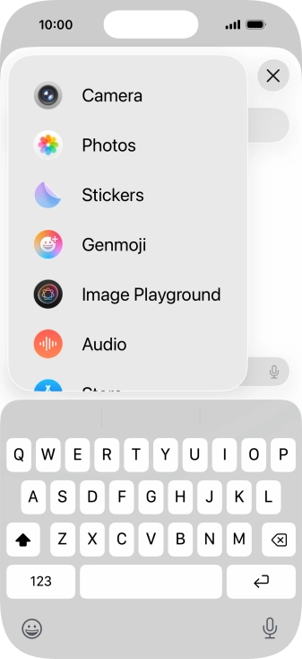 Press Genmoji. Press Genmoji.