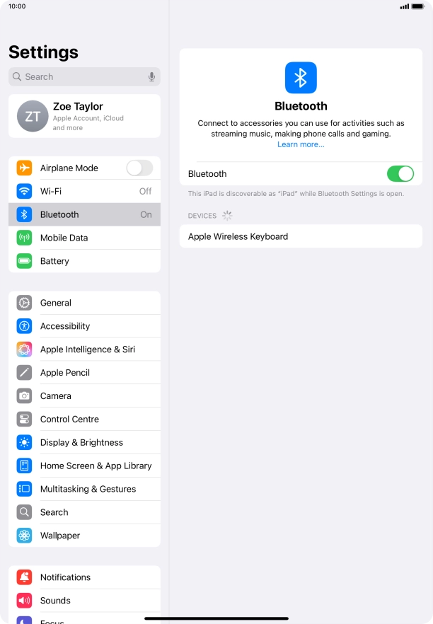 Slide your finger upwards starting from the bottom of the screen to return to the home screen.
