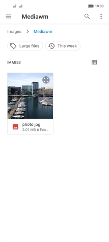 Press the required picture.