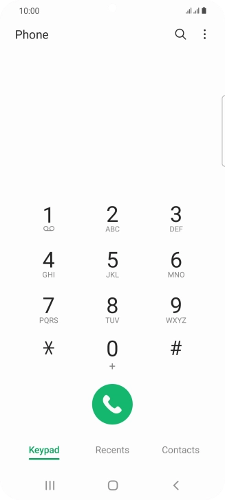 Press Keypad.