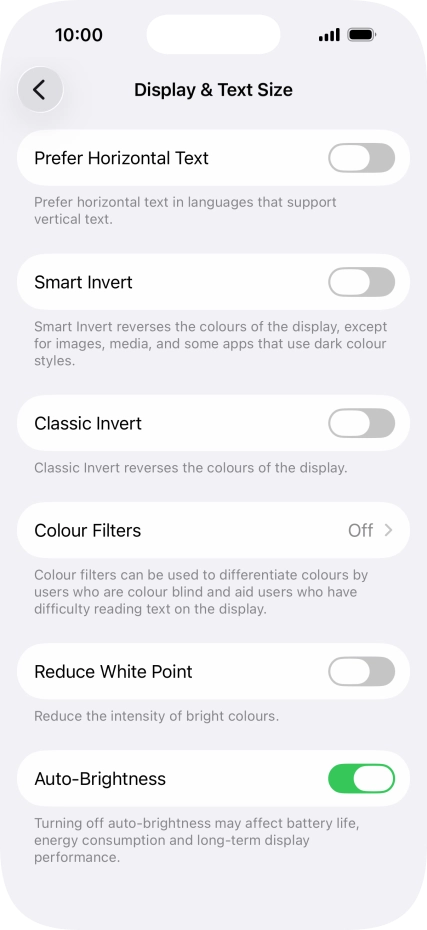 Press the indicator next to Press the indicator next to