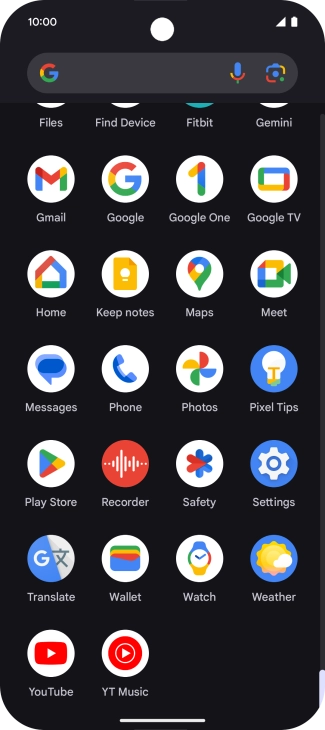 Open the Messages. Open the Messages.