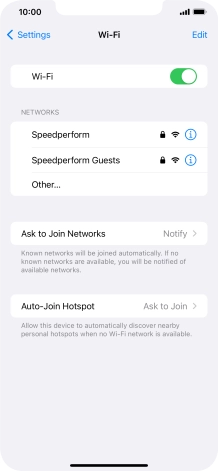 Press the required Wi-Fi network and key in the password for the Wi-Fi network. Press the required Wi-Fi network and key in the password for the Wi-Fi network.