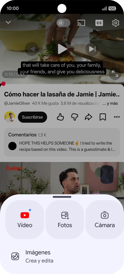 Pulsa Vídeo.