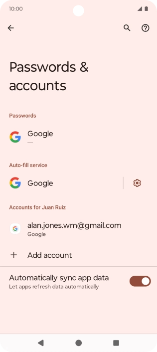 Press the Home key to return to the home screen. Press the Home key to return to the home screen.