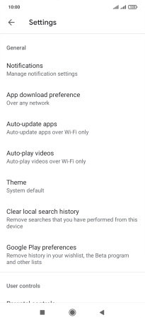 Press Auto-update apps. Press Auto-update apps.
