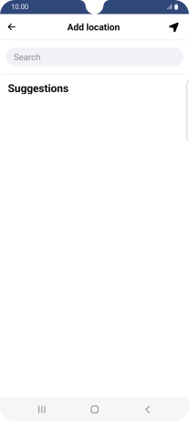 Press the search field and key in the required search word. Press the search field and key in the required search word.