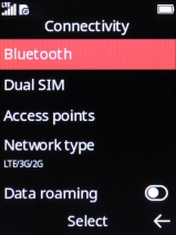 Select Data roaming to turn the function on or off.
