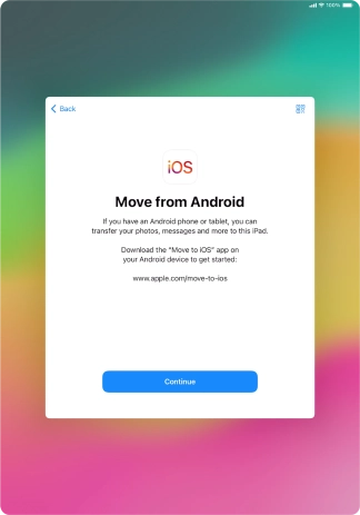 To transfer content to your tablet, you need to install the app To transfer content to your tablet, you need to install the app