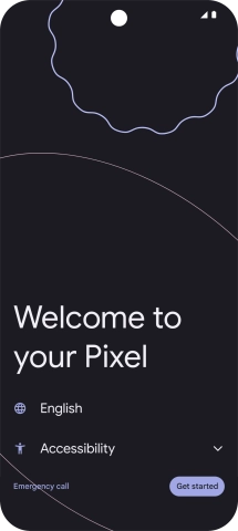 Press the field next to the language icon. Press the field next to the language icon.