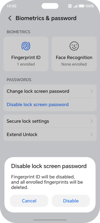 Press Disable. Press Disable.
