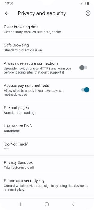 Press Clear browsing data. Press Clear browsing data.