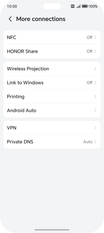 Press NFC. Press NFC.