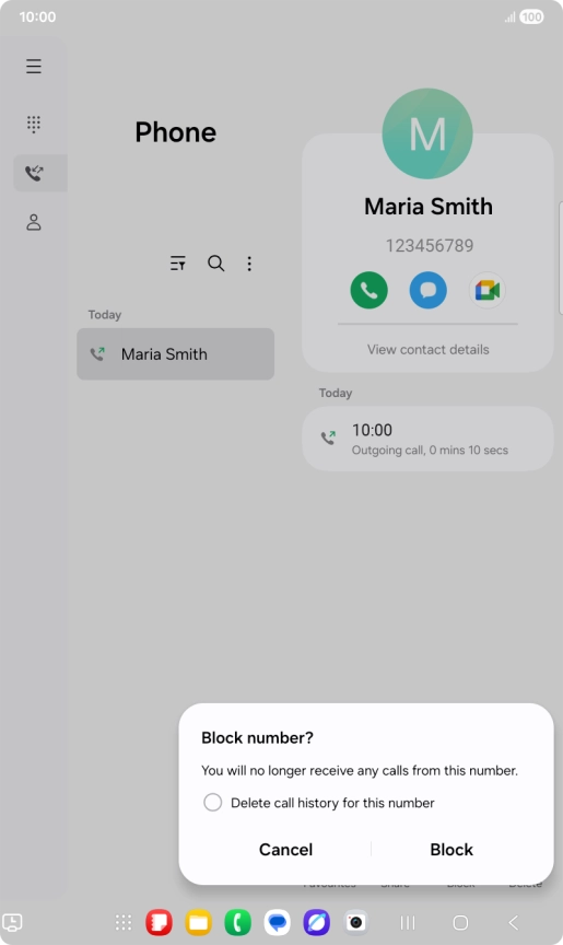 Press Block.