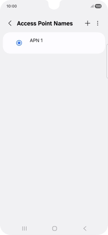 Press the add icon.