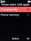 Select Phone memory. Select Phone memory.
