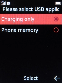 Select Phone memory. Select Phone memory.