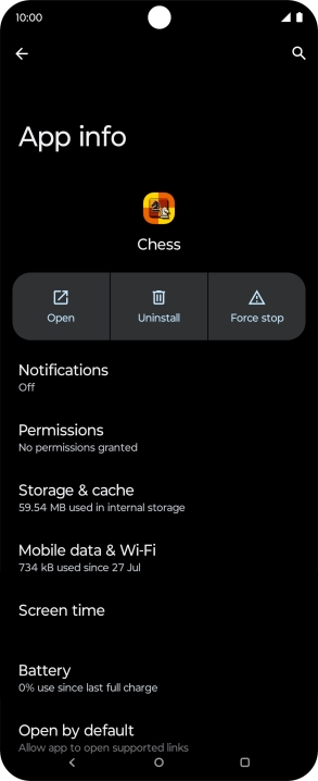 Press Storage & cache. Press Storage & cache.