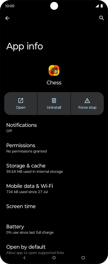 Press Storage & cache. Press Storage & cache.