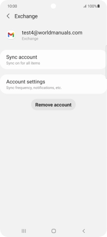 Press Remove account. Press Remove account.