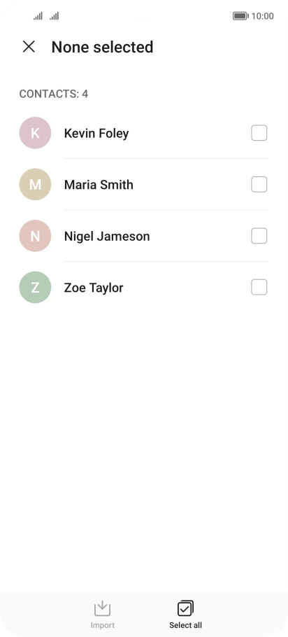 Press Select all.