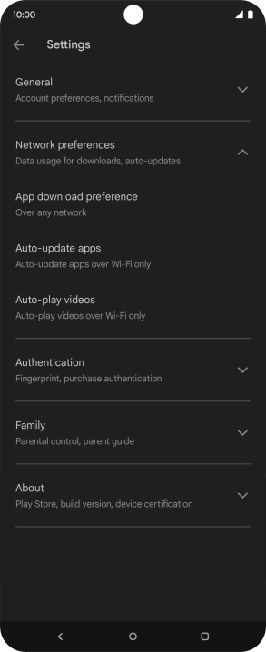 Press Auto-update apps.