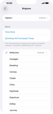 Press the required ring tones to hear them. Press the required ring tones to hear them.