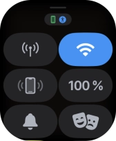 Press the required function to open an application or turn the function on or off.