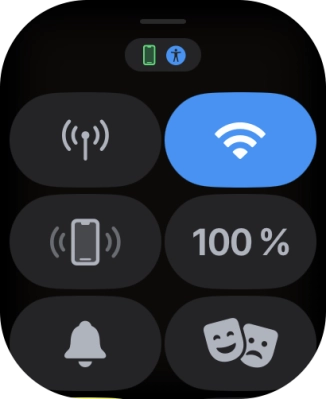Press the required function to open an application or turn the function on or off.