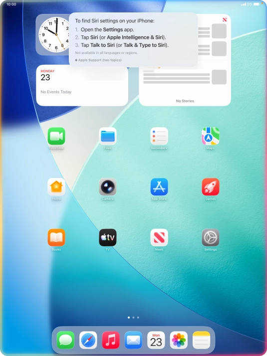 Ask questions about functions and settings on your tablet. Ask questions about functions and settings on your tablet.