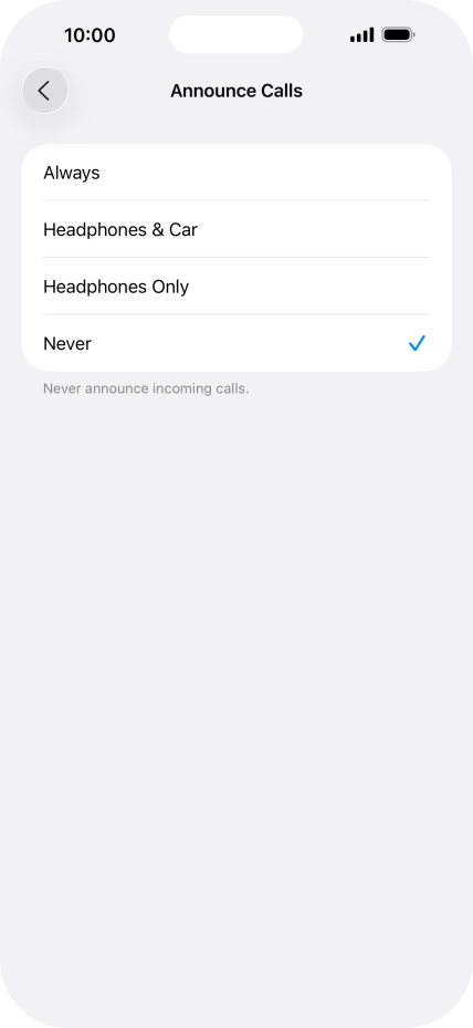 Press Always to turn on the function when silent mode is turned off. Press Always to turn on the function when silent mode is turned off.