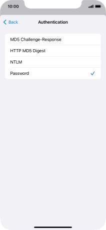 Press Password.