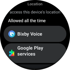Press the required app. Press the required app.