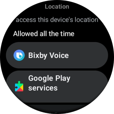 Press the required app. Press the required app.