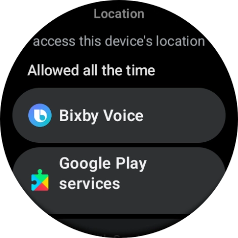Press the required app. Press the required app.