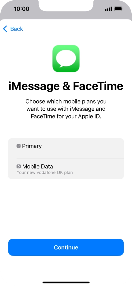 Press the required price plan. Press the required price plan.