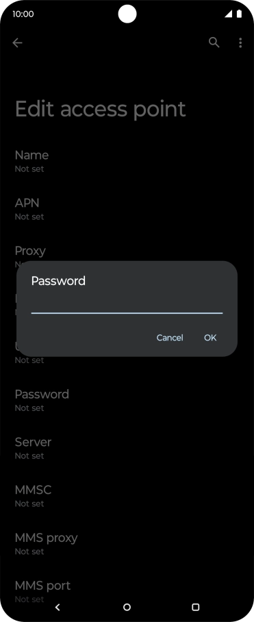 Key in wap and press OK.