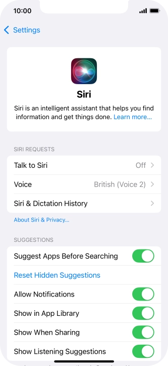 Press Talk to Siri. Press Talk to Siri.
