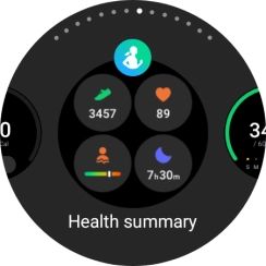 Press the required widget to add it. Press the required widget to add it.